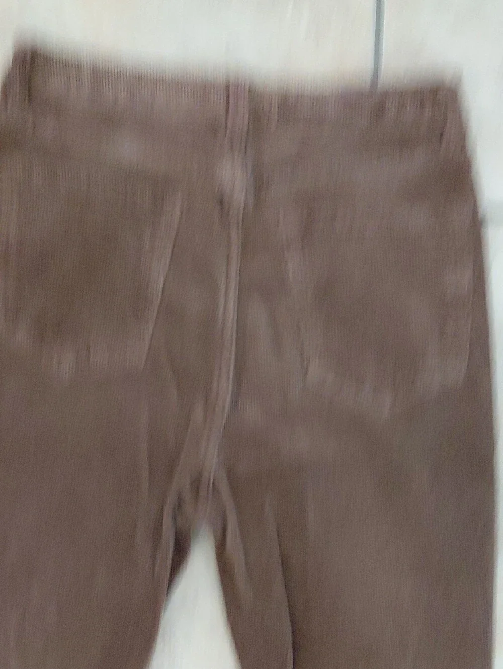 SHEIN Brown Corduroy Flared Jeans